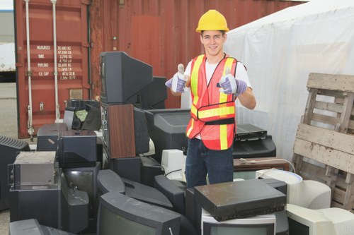 House clearance team working in a High Wycombe home